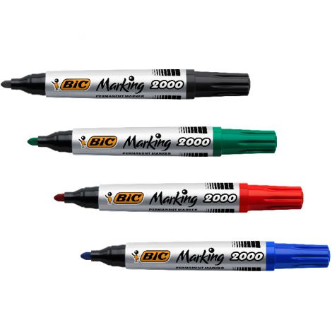 Marker permanentny Bic Marking 2000 5.5mm, Niebieski - 3